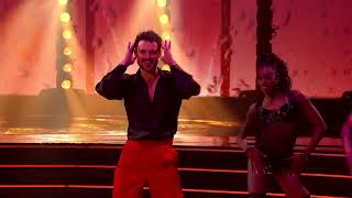Dylan Efron’s Prince Night Repeat Cha Cha | Dancing with the Stars