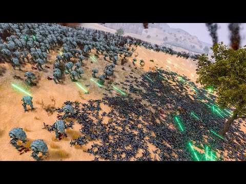12 000 Mech Walkers VS 12 000 Tornado Troopers - UEBS 2 - Ultimate Epic Battle Simulator 2 - UEBS