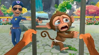 GATINHO AJUDOU SEU AMIGO MACAQUINHO A FUGIR DA JAULA NO I AM MONKEY