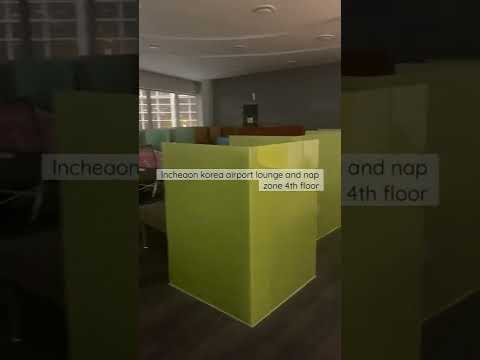 Lounge do aeroporto de Incheon, Coreia e zona de cochilo, 4º andar