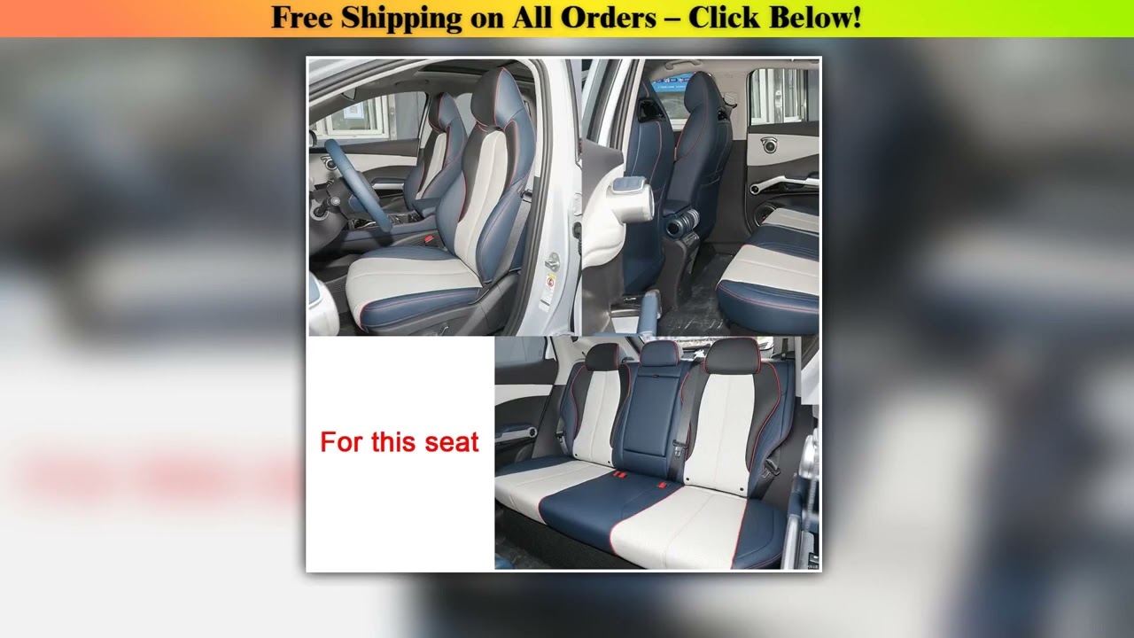 Custom Car Seat Covers For BYD ATTO 3 YUAN Plus 2022 2023 2024 byd Full Covered Cushion Car Seat