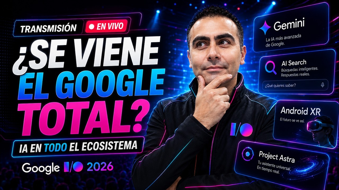 Google I/O 2026 en vivo: ¿Google prepara su golpe más brutal contra ChatGPT y Claude? 🔥