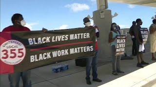 Workers claim Eulen American kept government money intended to rehire laid off employees