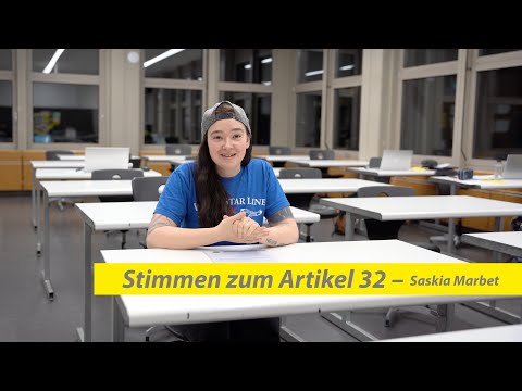 Stimmen zum Artikel 32 – Saskia Marbet