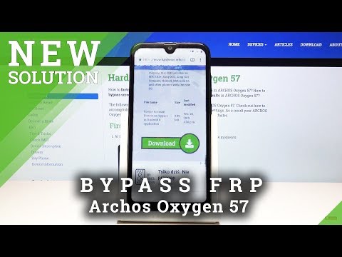 How to Unlock FRP in Archos Oxygen 57 - Skip Google Verification