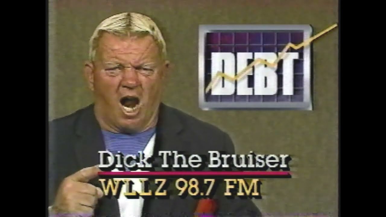 Dick the Bruiser's Detroit 98.7 WLLZ Commercial (1989)