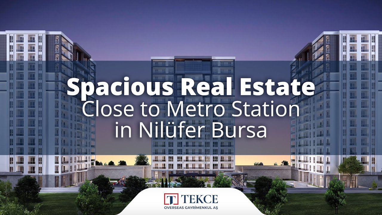Nilüfer’de Güvenlikli Sitede Metro’ya Yakın Lüks Daireler