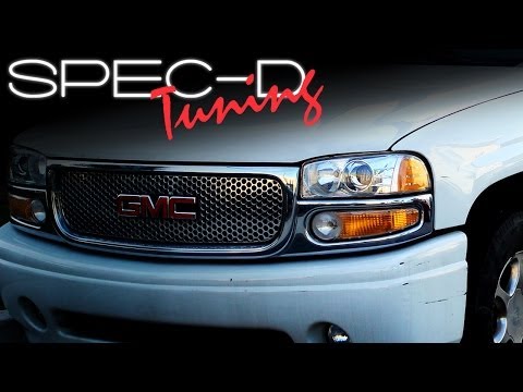 SPECDTUNING INSTALLATION VIDEO: 2000-2006 GMC DENALI BUMPER LIGHTS