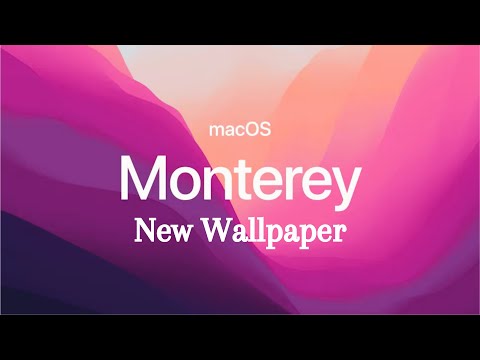 MacOS 12 Monterey New Wallpaper!