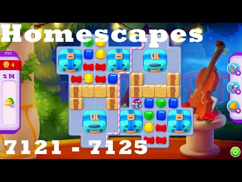 Homescapes Level 7121 - 7125 HD Walkthrough |  3 - match game | gameplay | android | ios | pc | app