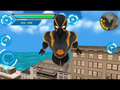 Super Spider Hero Fighting Incredible Crime Battle | Flying Spider City Rescue - Android GamePlay