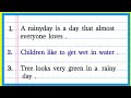 Essay On Rainy Day In English 10 Line On A Rainy Day Essay For Kids Rainy Day