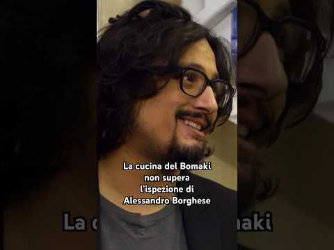 An unpleasant surprise during the inspection at Bomaki in Milan😰 #Ale4Ristoranti