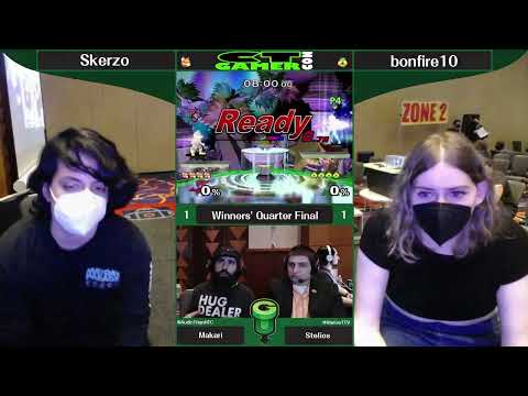 CT GamerCon 5 SSBM - Skerzo (Fox) vs. bonfire10 (Sheik) - Melee WQF