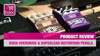 Video thumbnail for Musikmesse 2015 - Koch 63'OD Overdrive & Superlead Distortion Preamp Pedals by Bax-shop | Bax Music Goes
