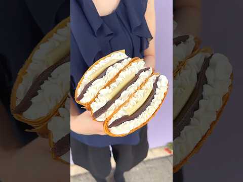 悪魔的おいしさのあんバタークレープ！