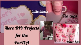 CREATE WITH ME / Princess Tea Party Decorations