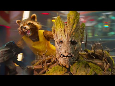 "Oh Yeah!" - Rocket and Groot - Prison Break Scene - Guardians of the Galaxy (2014) Movie Clip HD