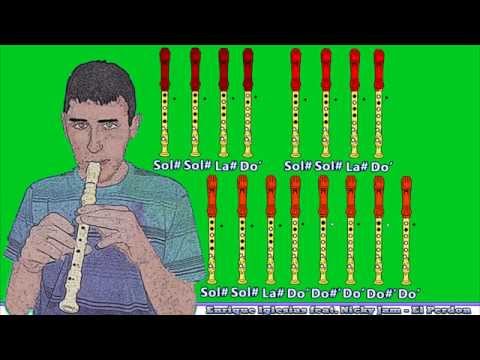 Notas para flauta (ES): El perdón (Enrique Iglesias), notas para flauta