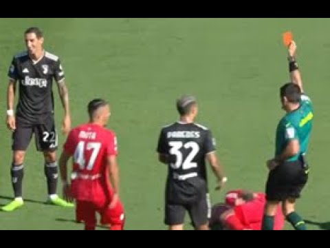 Ángel Di María red card vs Monza