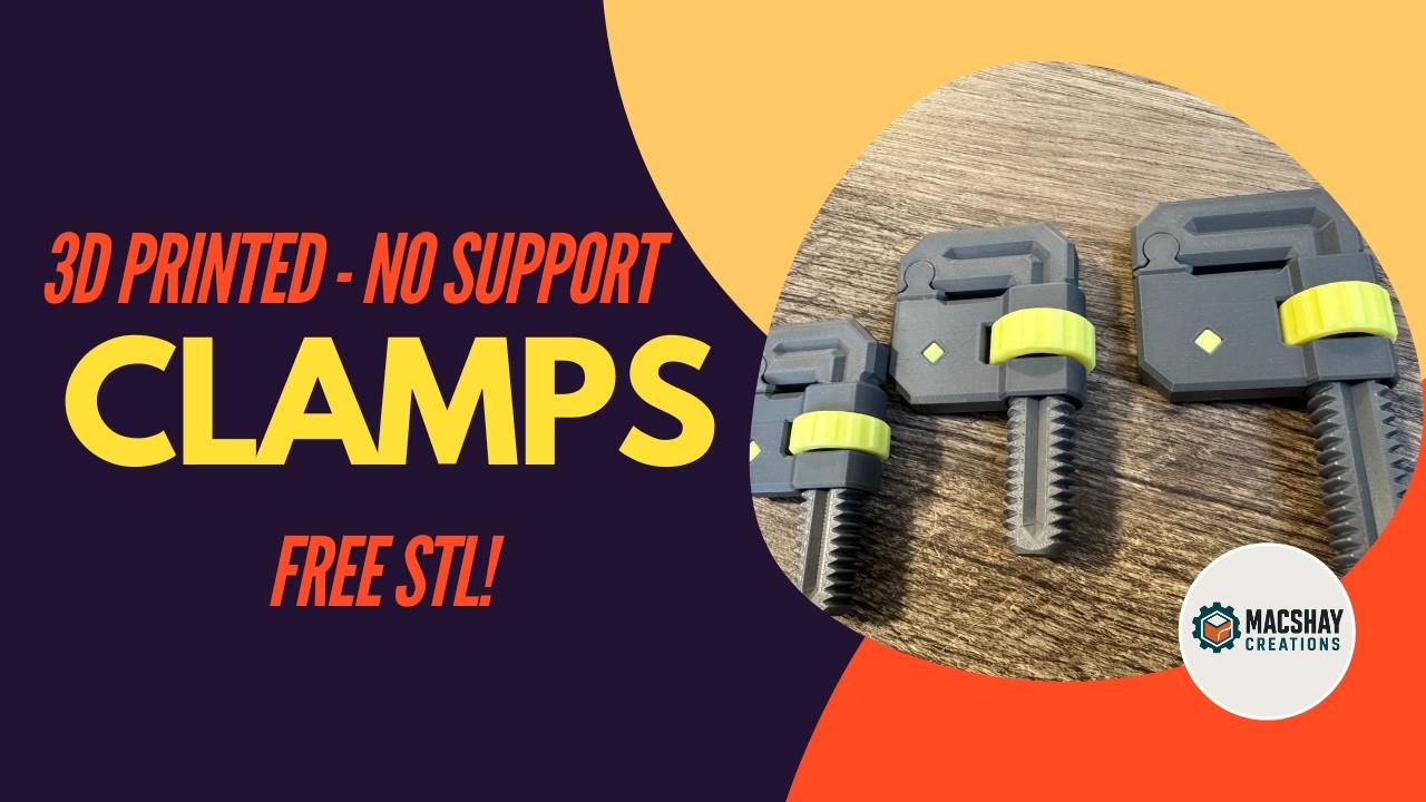 3D Printed Clamps That Actually Work - NO Support