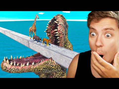 Reacting To Animals vs T-REX HEADS