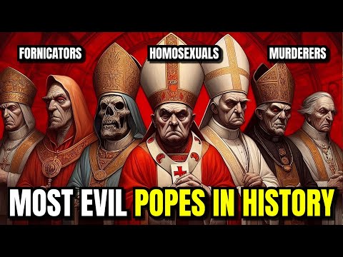 Most EVIL Popes In Church History (Fornicators, Homosexuals, Murderers & Worse)