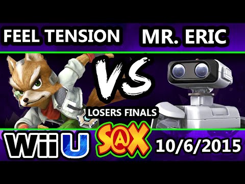 S@X 118 - Mister Eric (ROB) Vs. Feel Tension (Fox) SSB4 Losers Finals - Smash Wii U - Smash 4