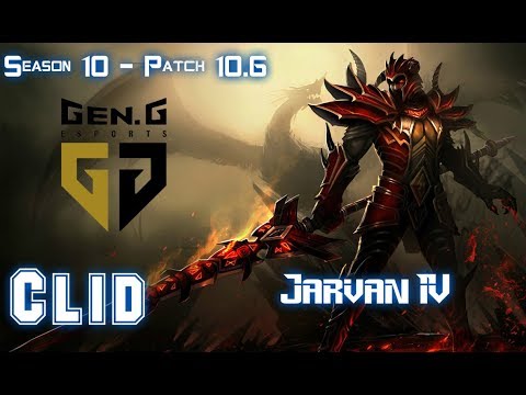 Gen Clid JARVAN IV vs LEE SIN Jungle - Patch 10.6 KR Ranked