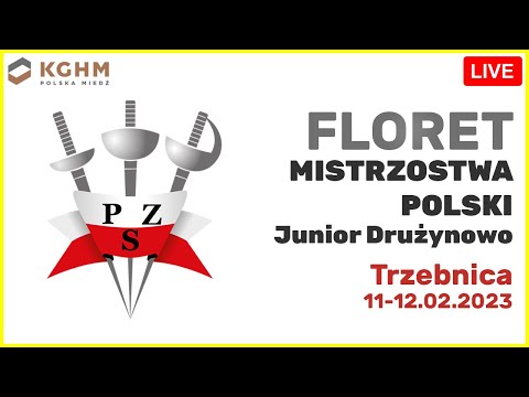 p.żółta - Drużynowe Mistrzostwa Polski Juniorów we Florecie - Trzebnica 12.02.2023