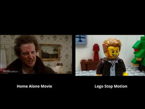Home Alone VS Lego Comparison - Stop Motion