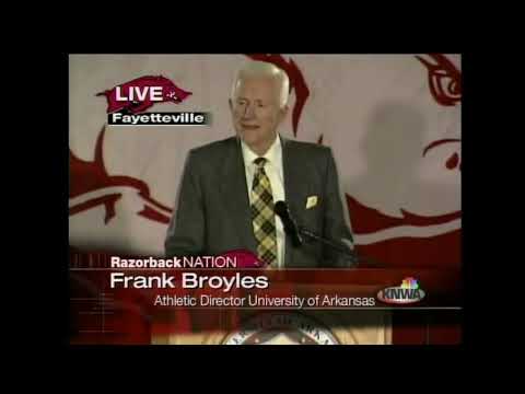 Houston Nutt Arkansas Razorback Football Resignation Press Conference - November 7, 2014 (KNWA)
