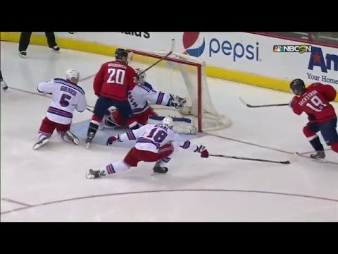 Talbot robs Backstrom with stellar glove save