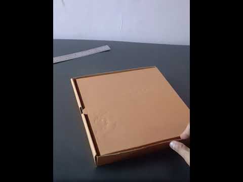 Single wall 3 ply 10 inch brown pizza box, capacity: medium