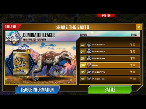 Jurassic World The Game | ep 281 | Acrocanthosaurus Tournament !