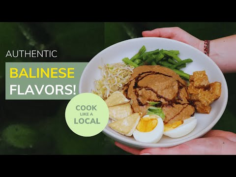 Authentic Indonesian Gado Gado ๐ฎ๐ฉ (Cooking Class Recipe) | Blanched Veggie Salad with Peanut Sauce
