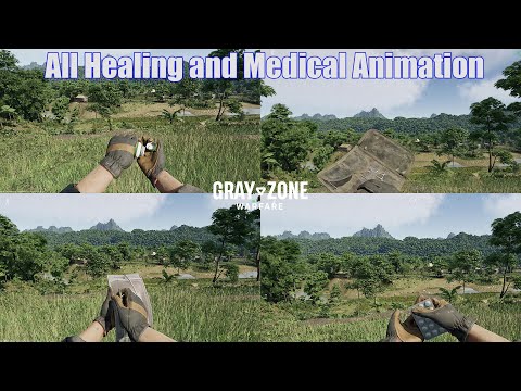 All Healing and Medical Animation - Gray Zone Warfare 4K