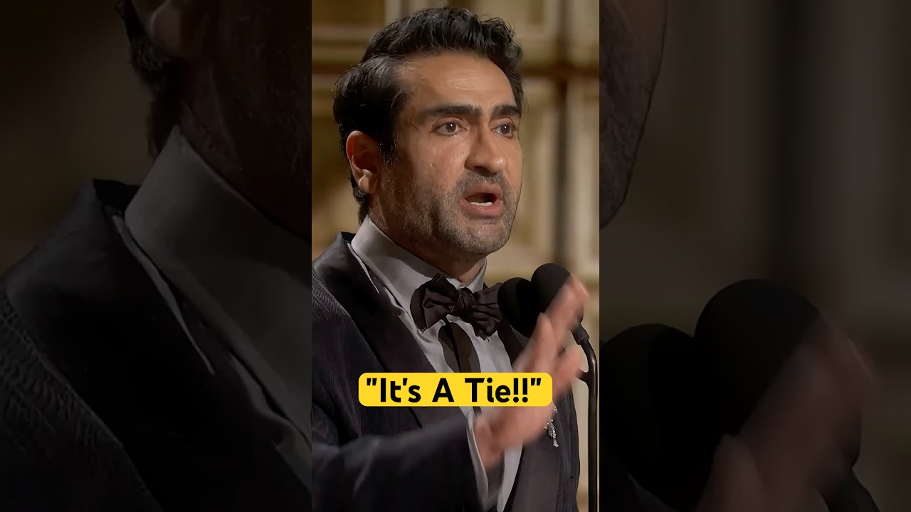 "It's A Tie!" Kumail Nanjiani Reacts Quickly at the 98th Oscars!