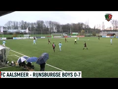 FC Aalsmeer - Rijnsburgse Boys (Samenvatting)