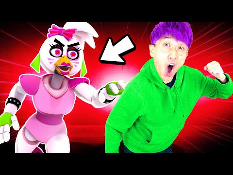 LANKYBOX Playing FIVE NIGHTS AT FREDDY'S: SECURITY BREACH PART 2! (NEW LEVELS!)