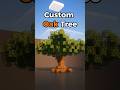4 Easy Steps to build Amazing Custom Oak Trees in Minecraft