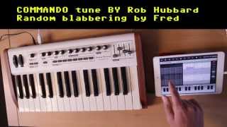 SidTracker 64 Live Jam with Commando and midi keyboard setup tutorial