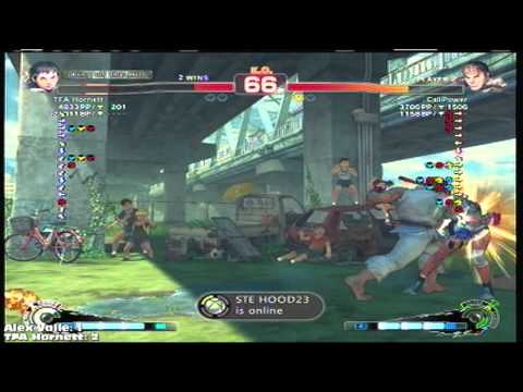TFA Hornett (Sakura) vs Alex Valle (Ryu)  FT5 -- HD