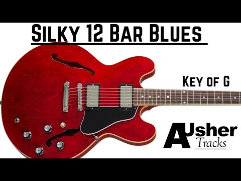 Silky 12 Bar Blues in G | Guitar Backing Track