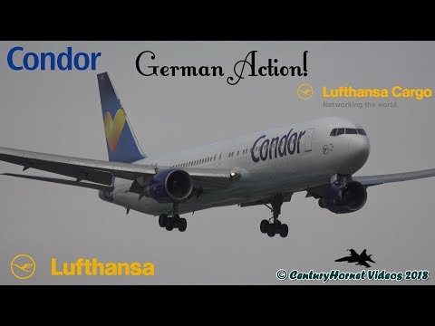 Four German Aircraft Landing @ Toronto Pearson Int'l April 27, 2018
