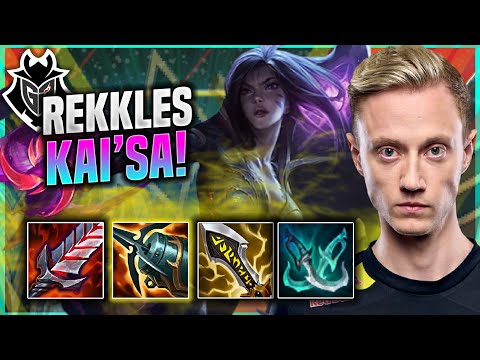 REKKLES IS A GOD WITH KAI'SA! - G2 Rekkles Plays Kai'sa ADC vs Ezreal! | Patch 11.15