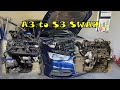 Project A3 to S3 Swap   Removing the engine pt. 1