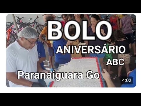 Aniversário  ABC supermercado  Paranaiguara Goiás