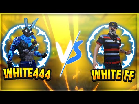 WHITE 444 VS WHITE FF | MOBILE KING VS ONE TAP LEGEND - MOST AWAITED ROOM EVER
