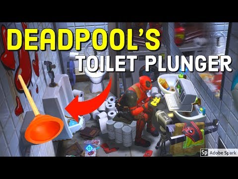 Deadpool Toilet Plunger Location! - Find Deadpool's Toilet Plunger - Deadpool Challenges Week 3